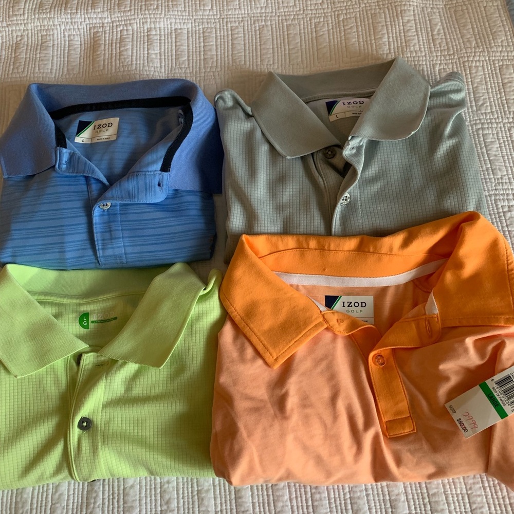 IZOD Golf Shirts.